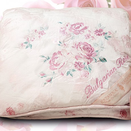 Шелковое одеяло Bulgarian Rose Розовый, Двуспальное 200x220