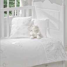 Детское постельное белье в кроватку Funnababy Luna Chic (Белый), 3 предмета