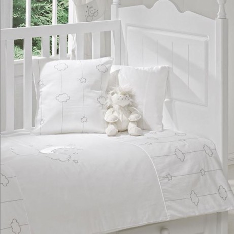 Детское постельное белье в кроватку Funnababy Luna Chic Белый, 3 предмета