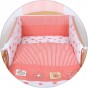 Комплект в кроватку Layette Ceba Baby Peas Coral,120x60