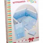 Комплект в кроватку Layette Ceba Baby Sailboats Turquoise,120x60