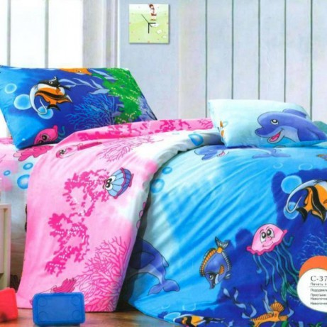 Детское постельное белье Сайлид C-37 Цветное, 1.5 спальный
