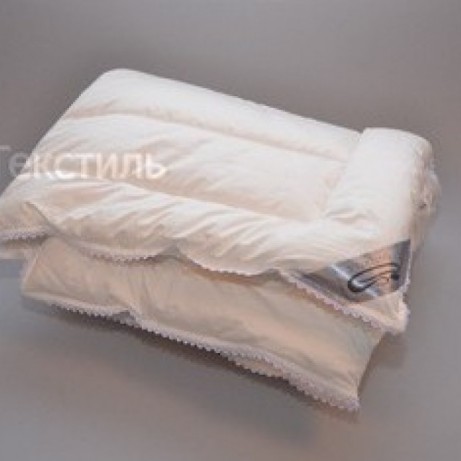 Пуховое одеяло СН-Текстиль-OSK-O Белый, Полуторное 140x205