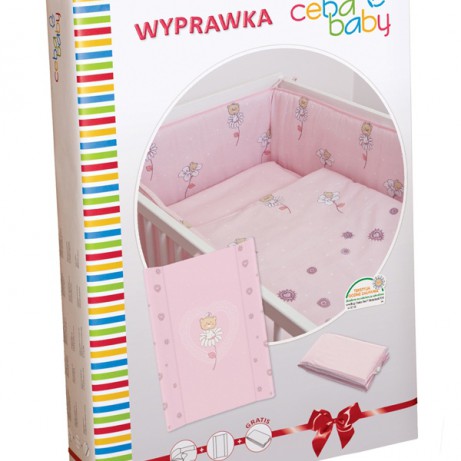 Комплект в кроватку Layette Ceba Baby Daisies Pink W-816-043-130,120x60