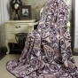 Флисовый плед Eleganza Veneziana фиолетовый, Двуспальный