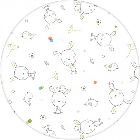 Комплект в кроватку Layette Ceba Baby Dream Roll-over White W-816-903-100,120x60
