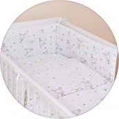 Детское постельное белье в кроватку Ceba Baby Dream Roll-over (Белый), Lux принт