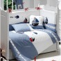 Комплект в кроватку для новорожденных Funnababy Marine Синий,120x60