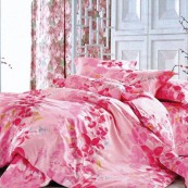 Постельное белье сатин Вальтери C-106 (Розовый), 2-х спальный