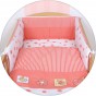 Детское постельное белье в кроватку Ceba Baby Peas Корал, Lux принт