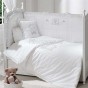 Комплект в кроватку для новорожденных Funnababy Bear Белый,125x65