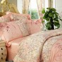 Постельное белье с вышивкой Вальтери 110-15 Розовый, 1.5 спальный