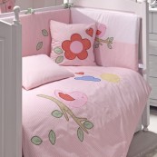 Комплект в кроватку Funnababy Fiore (Розовый),120x60