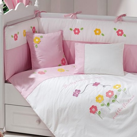 Комплект в кроватку Funnababy Butterfly Розовый,120x60