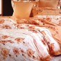 Постельное белье с вышивкой Вальтери 110-49 Оранжевый, 1.5 спальный