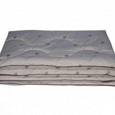 Одеяло из шерсти СН-Текстиль-OBW-O (Белый), Полуторное 140x205