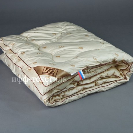 Одеяло из шерсти ИФФ-Iff OD Бежевый, Полуторное 140x205