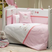 Комплект в кроватку Funnababy Tweet Home (Розовый),120x60
