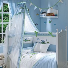 Балдахин на детскую кроватку Funnababy Leo Teo (Голубой), для мальчиков