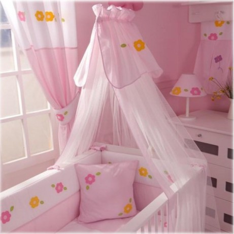 Балдахин на детскую кроватку Funnababy Butterfly Розовый, для девочки