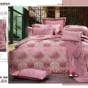 Постельное белье жаккард Вальтери 220-128 (Розовый), 2-х спальный