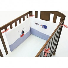 Бортики в кроватку для новорожденных Funnababy Marine (Голубой)