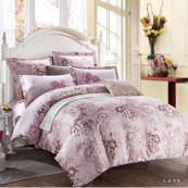 Постельное белье с вышивкой Сайлид D-144-2 (Розовый), 2-х спальный