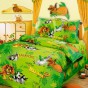 Детское постельное белье Вальтери ДБ-25 Зеленый, 1.5 спальный