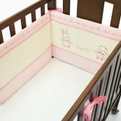 Бортики в кроватку для новорожденных Funnababy Lily Milly (Розовый)