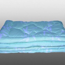 Бамбуковое одеяло СН-Текстиль-OSB Голубой Полуторное 140x205