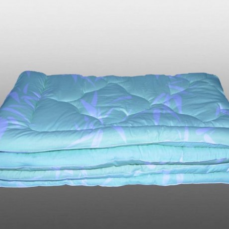 Бамбуковое одеяло СН-Текстиль-OSB Голубой, Полуторное 140x205
