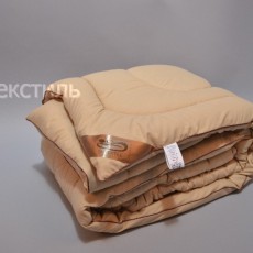 Бамбуковое одеяло СН-Текстиль-OMPW (Бежевый), Полуторное 140x205