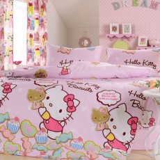 Постельное белье Kitty Rose (Розовый), 1.5 спальный (детский)