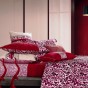 Постельное белье шелк-сатин Фамилье SDS-32 Красный, 2-х спальный