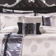 Постельное белье жаккард Вальтери L-30 (Серый), 2-х спальный