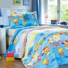 Детское постельное белье Сайлид C-55 (Голубой), 1.5 спальный