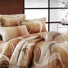 Постельное белье бамбук Фамилье OB-04 (Коричневый), 2-х спальный