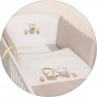 Постельное для новорожденных Ceba Baby Ducklings Brown, с вышивкой
