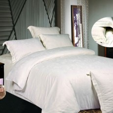 Постельное белье бамбук Фамилье OJ-1 (Белый), 2-х спальный