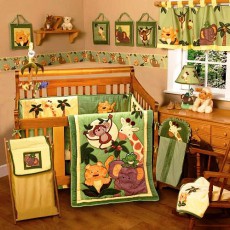 Детское постельное белье Вальтери DK-19 (Зеленый), Детский 147x112 (с бортиком)