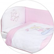 Постельное для новорожденных Ceba Baby Little Angel (White-Pink), для девочки