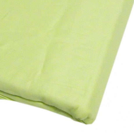 Сатиновая простынь на резинке PRC4 Зеленый, 1 спальный 90 200