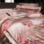 Постельное белье с рисунком Фамилье TJ-BEZ-02 Розовый, 2-х спальный