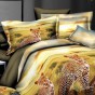 Постельное белье 3D Home Collection SF-01 Горчичный, 1.5 спальный