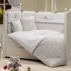 Детское постельное белье в кроватку Funnababy Beep Beep (Серый), 3 предмета