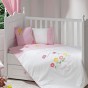 Детское постельное белье в кроватку Funnababy Butterfly Розовый, для девочки